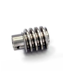Commercial Worm, Carbon Steel, Right-Hand Wound, 0.5 P.D. 4.76°, 24 DP, 1 Lead 